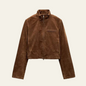 The Siena Suede Cropped Jacket