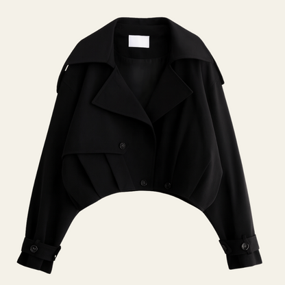 The Paris Cropped Trench Jacket
