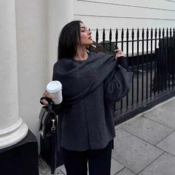 The Sorrento Draped Wool Jacket