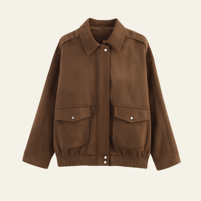 The Vienna Suede Bomber Jacket
